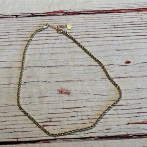 Gold Rope Chain Necklace